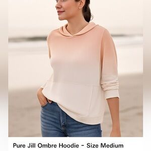 Pure Jill Ombre Hoodie Size Medium